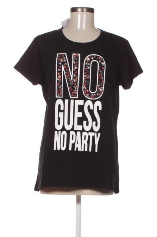 Γυναικείο t-shirt Guess, Μέγεθος L, Χρώμα Μαύρο, Τιμή 27,60 €