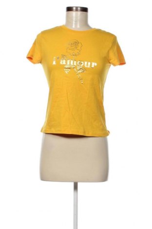 Дамска тениска H&M Divided, Размер M, Цвят Жълт, Цена 10,01 лв.