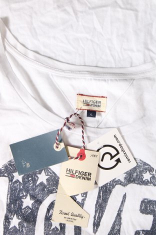 Γυναικείο t-shirt Hilfiger Denim, Μέγεθος XL, Χρώμα Λευκό, Τιμή 32,95 €