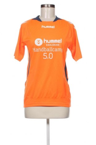 Дамска тениска Hummel, Размер M, Цвят Оранжев, Цена 4,56 лв.