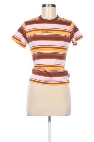 Γυναικείο t-shirt Kickers, Μέγεθος S, Χρώμα Πολύχρωμο, Τιμή 10,21 €