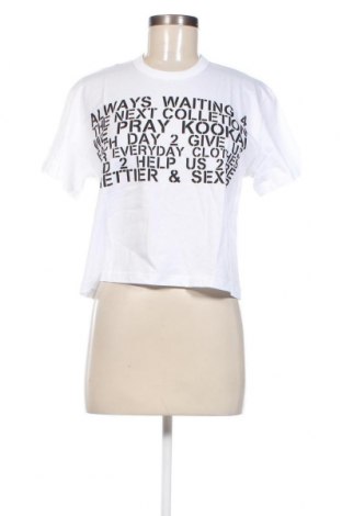 Γυναικείο t-shirt Kookai, Μέγεθος S, Χρώμα Λευκό, Τιμή 27,51 €