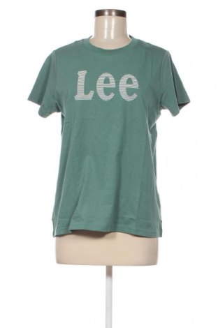 Γυναικείο t-shirt Lee, Μέγεθος M, Χρώμα Πράσινο, Τιμή 25,42 €