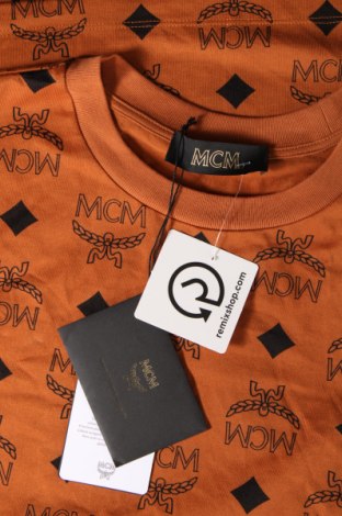 Γυναικείο t-shirt MCM, Μέγεθος S, Χρώμα Καφέ, Τιμή 242,89 €