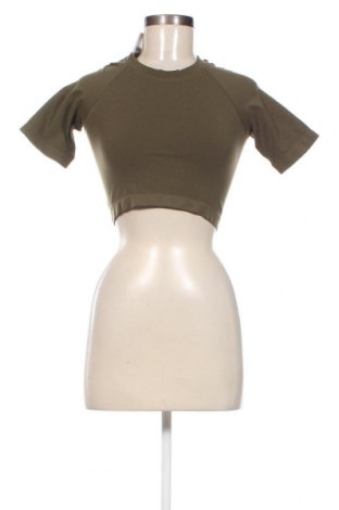 Γυναικείο t-shirt NA-KD, Μέγεθος M, Χρώμα Πράσινο, Τιμή 9,47 €