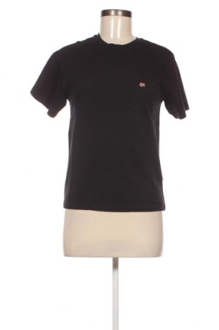Γυναικείο t-shirt Napapijri, Μέγεθος XS, Χρώμα Μαύρο, Τιμή 16,47 €