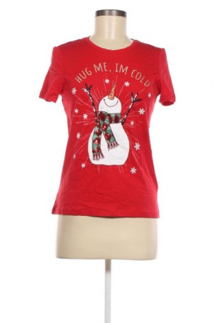 Γυναικείο t-shirt ONLY, Μέγεθος S, Χρώμα Κόκκινο, Τιμή 5,71 €