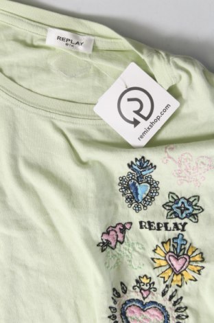 Damen T-Shirt Replay, Größe M, Farbe Grün, Preis 35,05 €