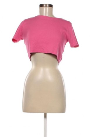 Γυναικείο t-shirt Sinsay, Μέγεθος XL, Χρώμα Ρόζ , Τιμή 3,59 €
