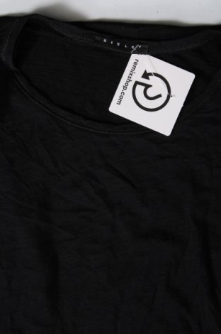 Γυναικείο t-shirt Sisley, Μέγεθος XS, Χρώμα Μαύρο, Τιμή 12,37 €