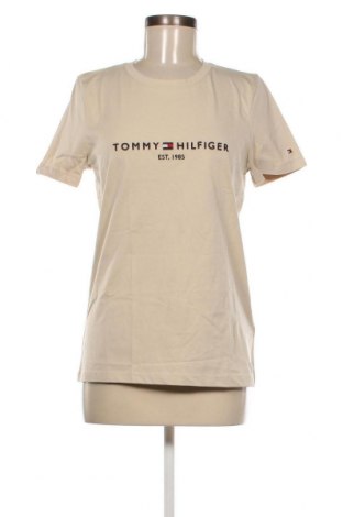 Дамска тениска Tommy Hilfiger, Размер M, Цвят Бежов, Цена 53,30 лв.