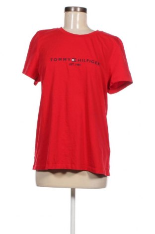 Damen T-Shirt Tommy Hilfiger, Größe XXL, Farbe Rot, Preis € 43,14