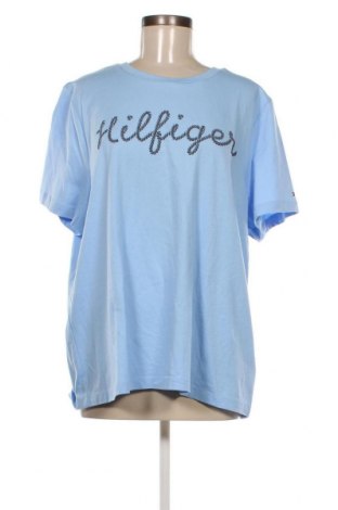 Γυναικείο t-shirt Tommy Hilfiger, Μέγεθος XXL, Χρώμα Μπλέ, Τιμή 30,43 €