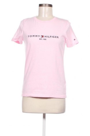 Γυναικείο t-shirt Tommy Hilfiger, Μέγεθος S, Χρώμα Ρόζ , Τιμή 24,93 €