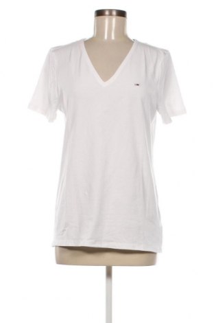 Damen T-Shirt Tommy Jeans, Größe XL, Farbe Weiß, Preis 34,24 €