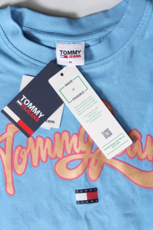Damski T-shirt Tommy Jeans, Rozmiar XS, Kolor Niebieski, Cena 262,28 zł