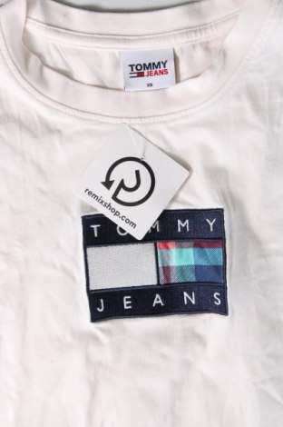 Γυναικείο t-shirt Tommy Jeans, Μέγεθος XS, Χρώμα  Μπέζ, Τιμή 50,72 €