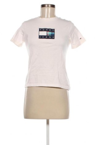 Damen T-Shirt Tommy Jeans, Größe XS, Farbe Beige, Preis € 57,06