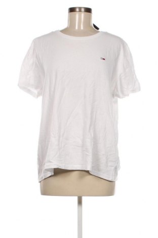Damski T-shirt Tommy Jeans, Rozmiar XL, Kolor Biały, Cena 157,37 zł