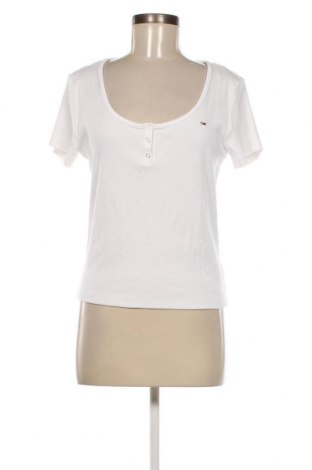 Γυναικείο t-shirt Tommy Jeans, Μέγεθος XL, Χρώμα Λευκό, Τιμή 32,97 €