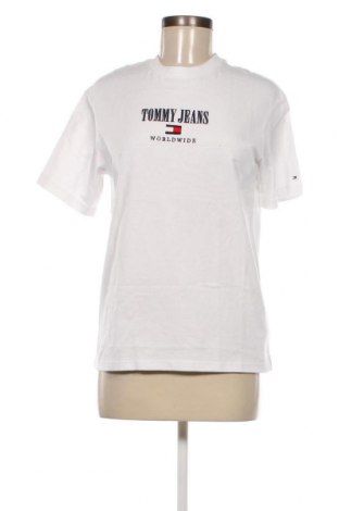 Γυναικείο t-shirt Tommy Jeans, Μέγεθος XS, Χρώμα Λευκό, Τιμή 30,43 €
