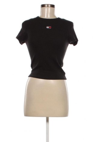 Tricou de femei Tommy Jeans, Mărime XS, Culoare Negru, Preț 269,74 Lei