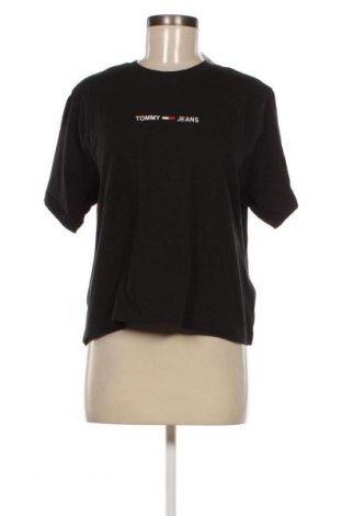 Γυναικείο t-shirt Tommy Jeans, Μέγεθος L, Χρώμα Μαύρο, Τιμή 24,93 €