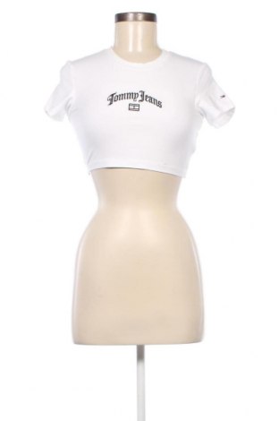Дамска тениска Tommy Jeans, Размер XS, Цвят Бял, Цена 54,40 лв.