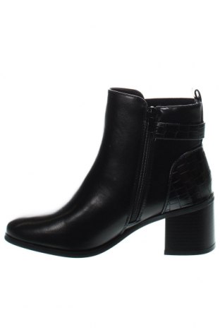Botine de damă Ideal Shoes, Mărime 38, Culoare Negru, Preț 111,61 Lei