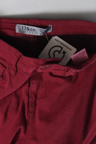 Dámské džíny  17 & Co., Velikost S, Barva Červená, Cena  124,00 Kč