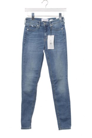 Dámské džíny  Calvin Klein Jeans, Velikost XS, Barva Modrá, Cena  1 306,00 Kč