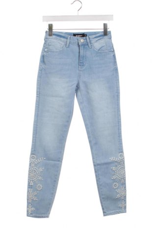 Damskie jeansy Desigual, Rozmiar XS, Kolor Niebieski, Cena 169,10 zł