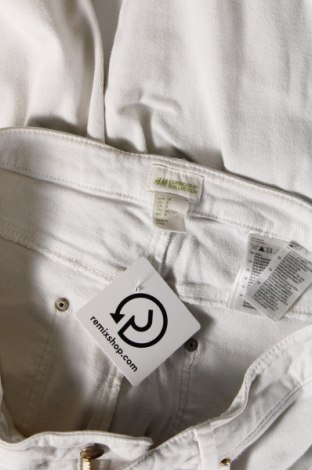 Дамски дънки H&M Conscious Collection, Размер M, Цвят Бял, Цена 14,79 лв.