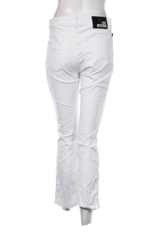 Damskie jeansy Love Moschino, Rozmiar M, Kolor Biały, Cena 355,52 zł