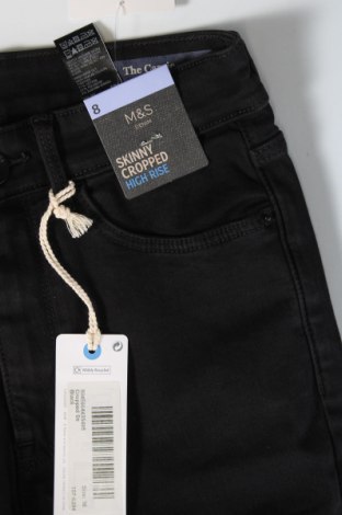 Дамски дънки Marks & Spencer, Размер S, Цвят Черен, Цена 19,98 лв.