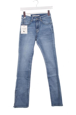 Дамски дънки Newplay Jeans, Размер XS, Цвят Син, Цена 24,84 лв.