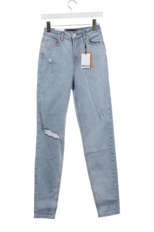 Dámske džínsy  Pieces, Veľkosť XS, Farba Modrá, Cena  13,67 €