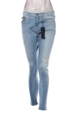 Дамски дънки Tommy Jeans, Размер L, Цвят Син, Цена 80,85 лв.