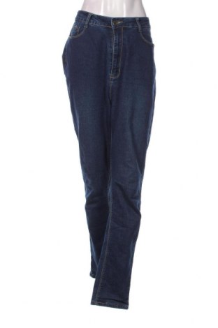Дамски дънки U.W.J. Jeans, Размер XXL, Цвят Син, Цена 20,88 лв.