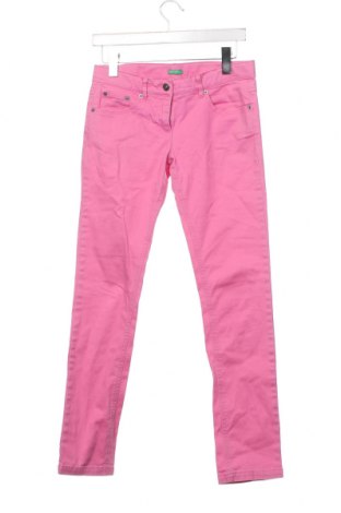 Damskie jeansy United Colors Of Benetton, Rozmiar M, Kolor Różowy, Cena 58,30 zł