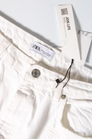 Γυναικείο Τζίν Zara, Μέγεθος XL, Χρώμα Λευκό, Τιμή 15,31 €