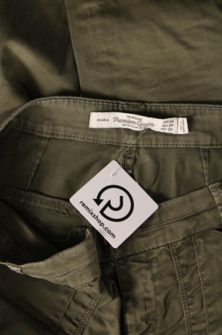 Dámske džínsy  Zara Trafaluc, Veľkosť S, Farba Zelená, Cena  2,15 €