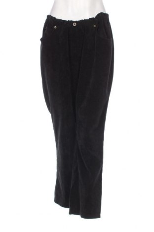 Pantaloni de velvet de femei, Mărime M, Culoare Negru, Preț 13,32 Lei