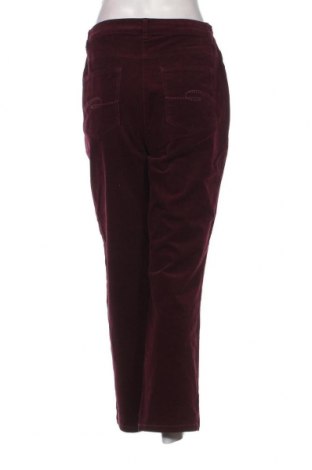 Pantaloni de velvet de femei Adagio, Mărime XXL, Culoare Roșu, Preț 35,91 Lei