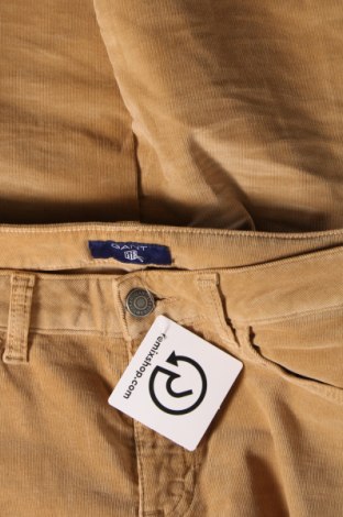 Pantaloni de velvet de femei Gant, Mărime S, Culoare Bej, Preț 232,00 Lei