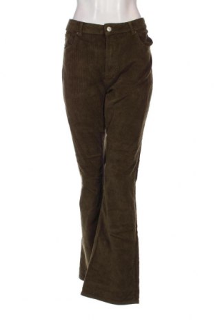 Pantaloni de velvet de femei ONLY, Mărime XL, Culoare Verde, Preț 28,42 Lei