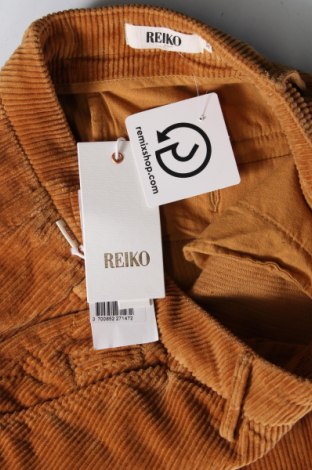 Γυναικείο κοτλέ παντελόνι Reiko, Μέγεθος M, Χρώμα Καφέ, Τιμή 9,85 €