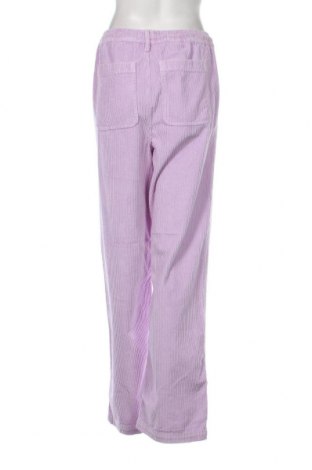 Pantaloni de velvet de femei River Island, Mărime M, Culoare Mov, Preț 40,00 Lei