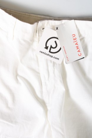 Γυναικείο κοντό παντελόνι Camaieu, Μέγεθος S, Χρώμα Λευκό, Τιμή 7,90 €