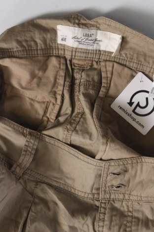 Дамски къс панталон H&M L.O.G.G., Размер M, Цвят Кафяв, Цена 19,00 лв.